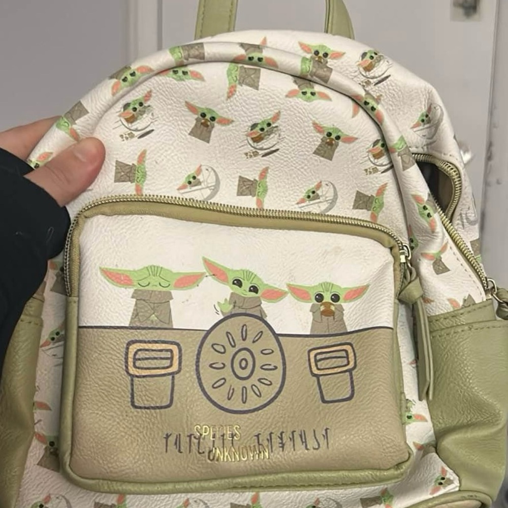 Small baby yoda backpack